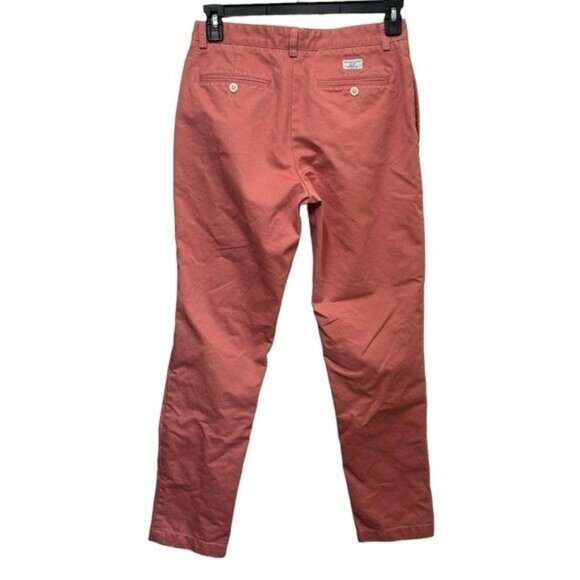 Vineyard Vines Club Pant Men's 30x30 Salmon Pink Chino Twill Flat Front Straight - Picture 2 of 9